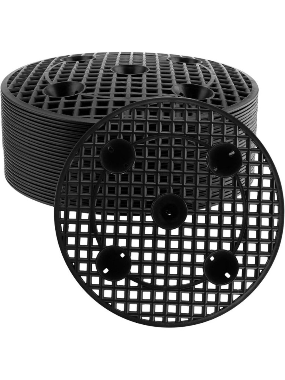 30 PCS Heavy Duty Plant Pot Elevators - 11.8" Round Riser Trays for Indoor